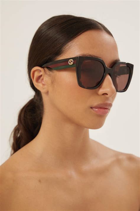 gucci sunglasses gg 2246 s|Gucci havana square sunglasses.